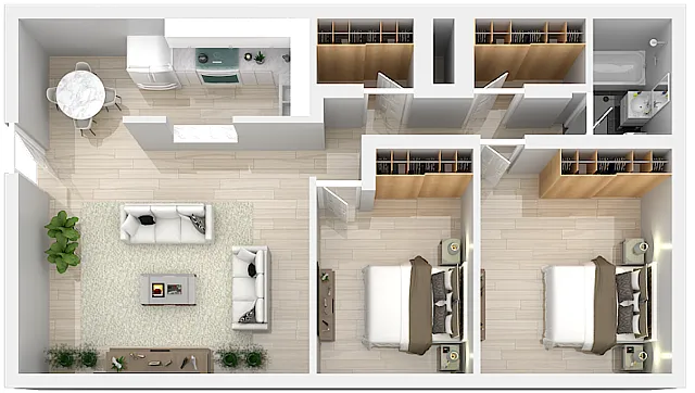 Floor plan Cherokee - B1