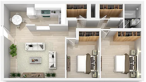 Floor plan Cherokee - B1
