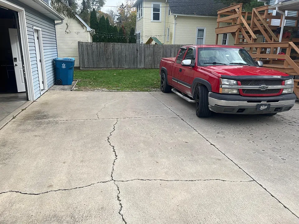 Out side off street parking.