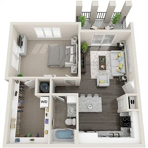 Floor plan Wright