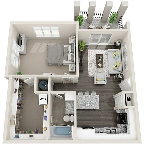 Floor plan Wright