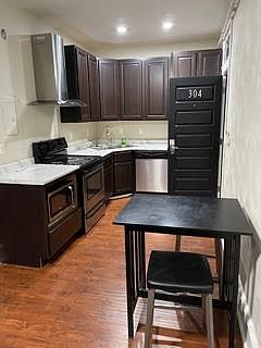 Kitchen with Table and Two Chairs