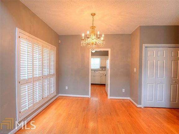 View of Dinning area from Family room