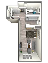 Rented by B & L Management