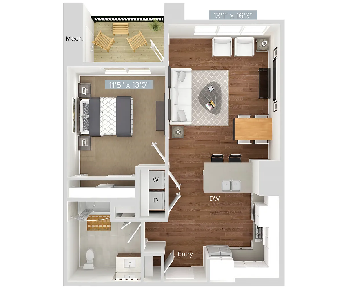 Floor plan A3-505