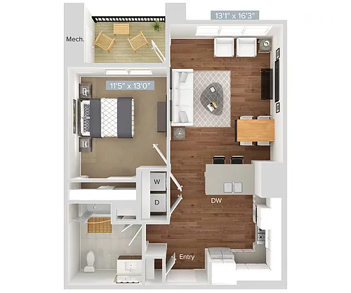 Floor plan A3-505