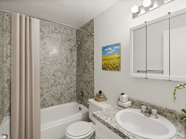 One Bedroom Staged One Bedroom Staged