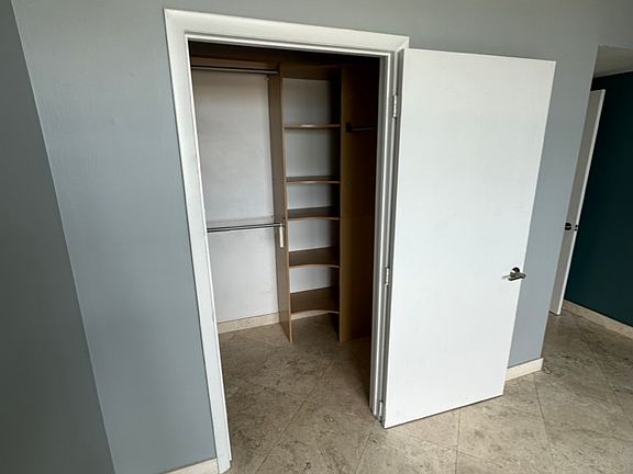 closet from the room