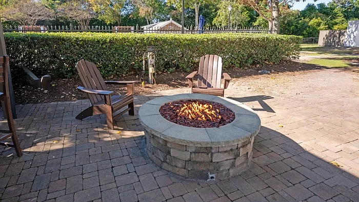 Poolside Firepit