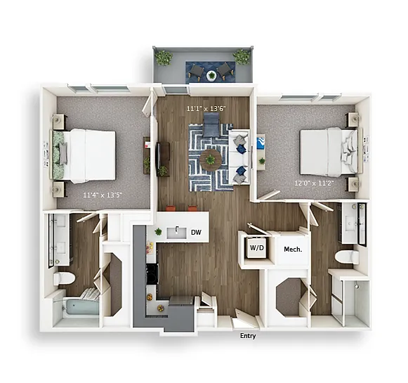 Floor plan B1
