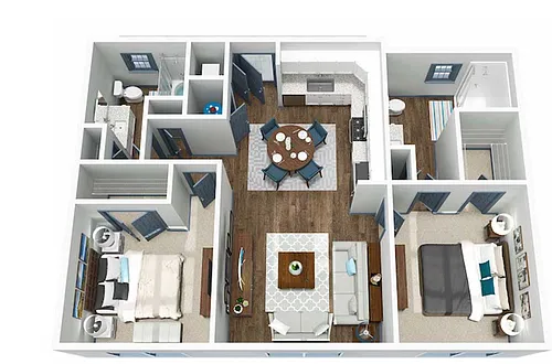 Floor plan B1B