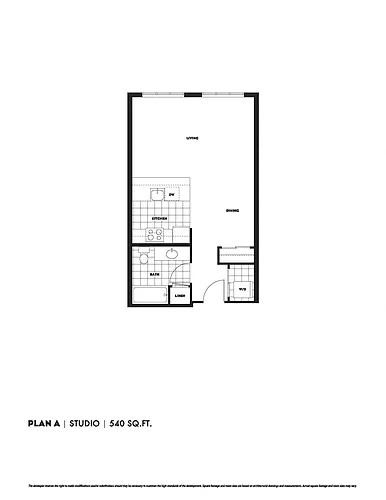 Floor plan Studio - A1
