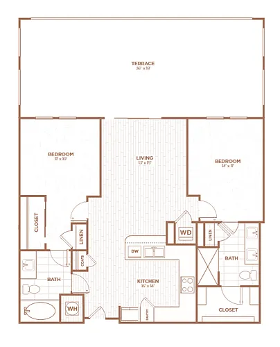 Floor plan B1B