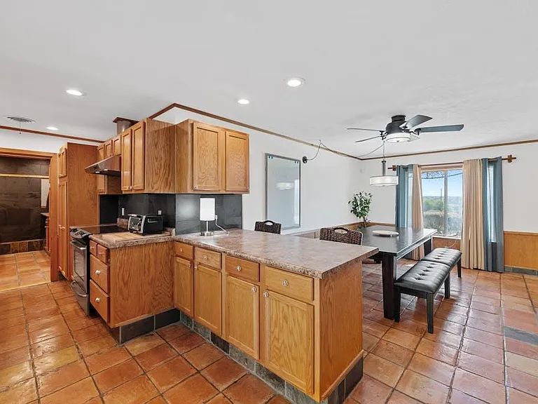 Kitchen looking toward dining room
