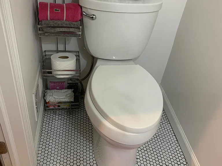 1/2 bath.