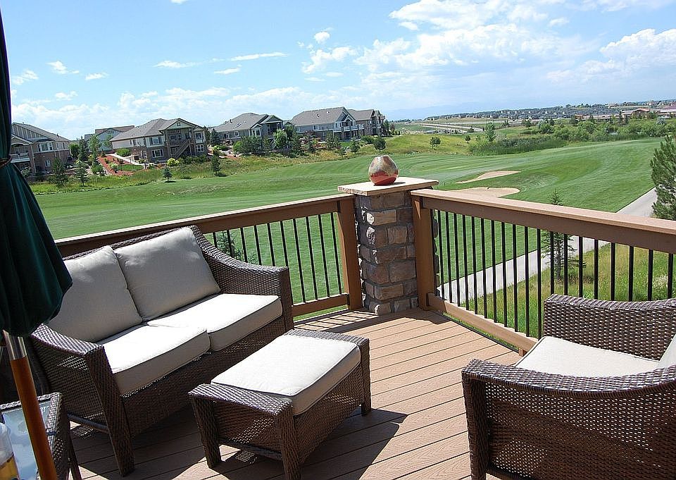 New Trex Deck overlooking tenth fairway