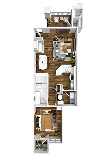 Floor plan Wildflower with Detached Garage