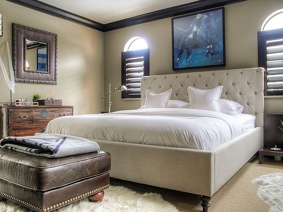 master suite bedroom #1 with sunroom retreat