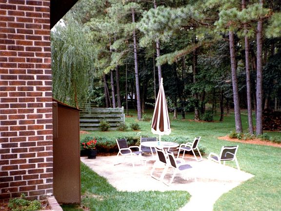 Backyard, early 1980s