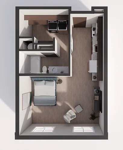 Floor plan Dusk