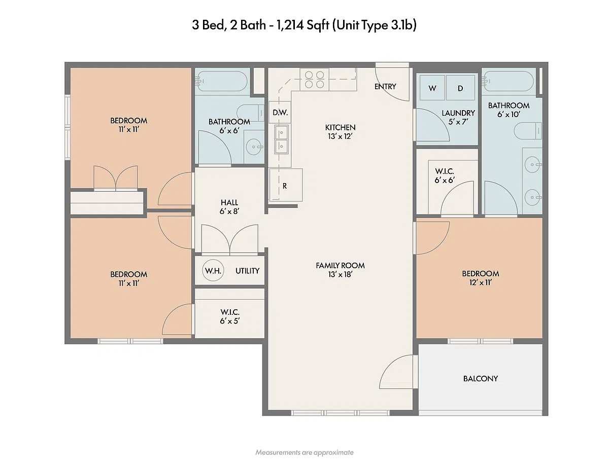 Floor plan 3BR
