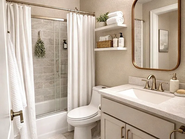 Upstairs shared bathroom
