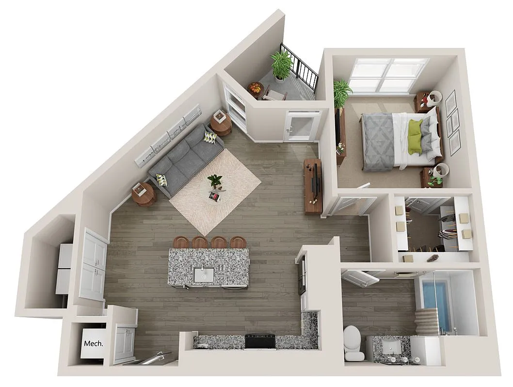 Floor plan A3C