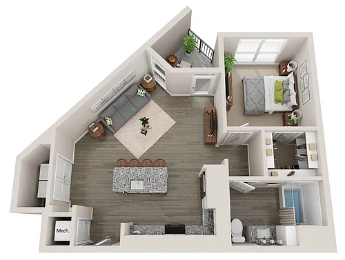 Floor plan A3C