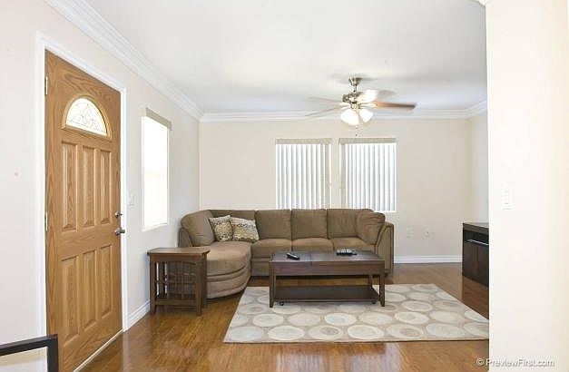 Living room entry to apartment
