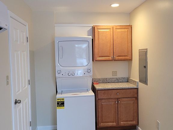 Laundry off kitchen with closet