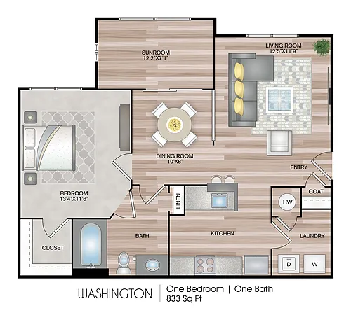 Floor plan Washington