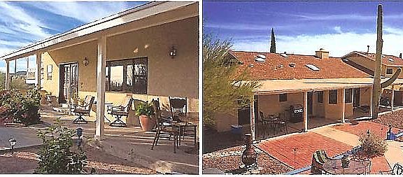 Front porch & Back porch
