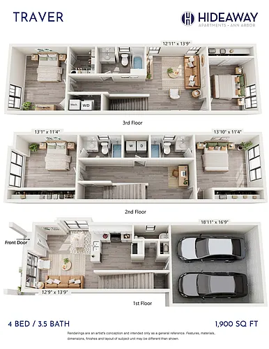 Floor plan Traver