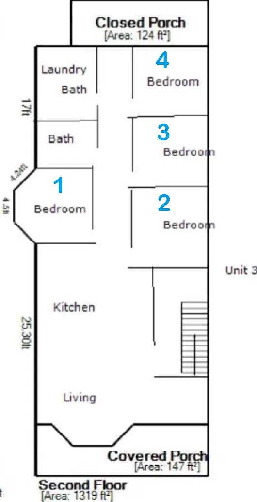 4 bed, 3000 sqft, $750 — Photo 3