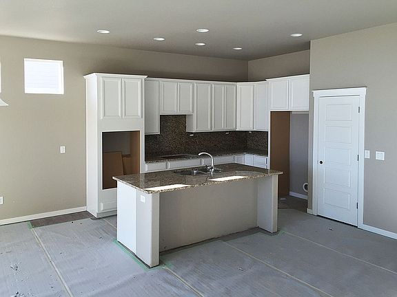 Desirable white cabinets!