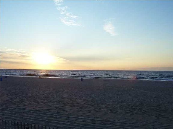 view of beac just steps away