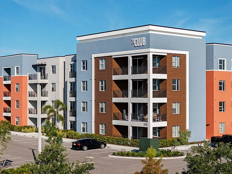 Explore the vibrant community at The Club Apartments, where modern design meets comfort.