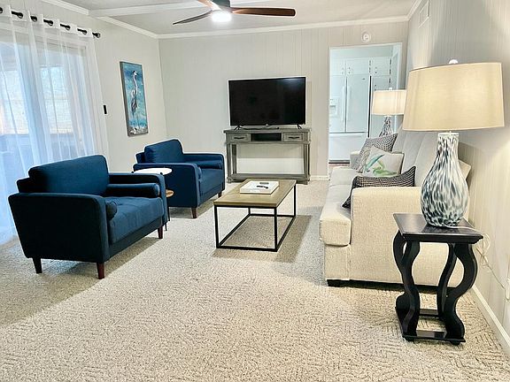 back living room with fireplace