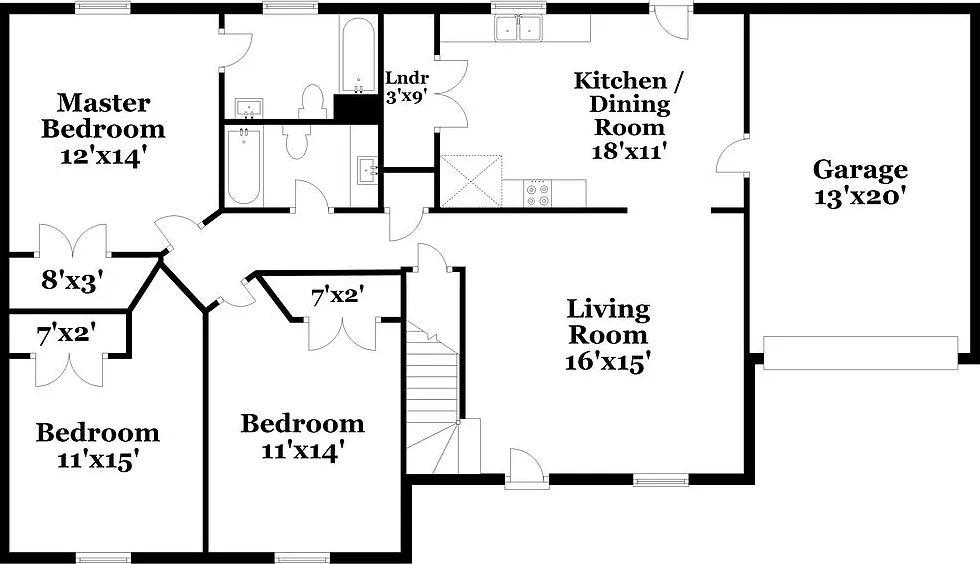 3 bed, 2.0 bath, 2070 sqft, $2,555 — Photo 3