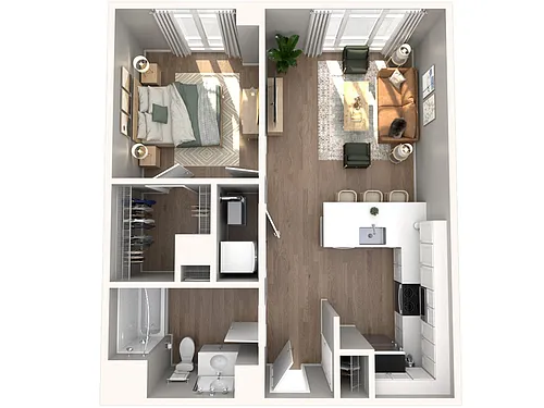 Floor plan A01
