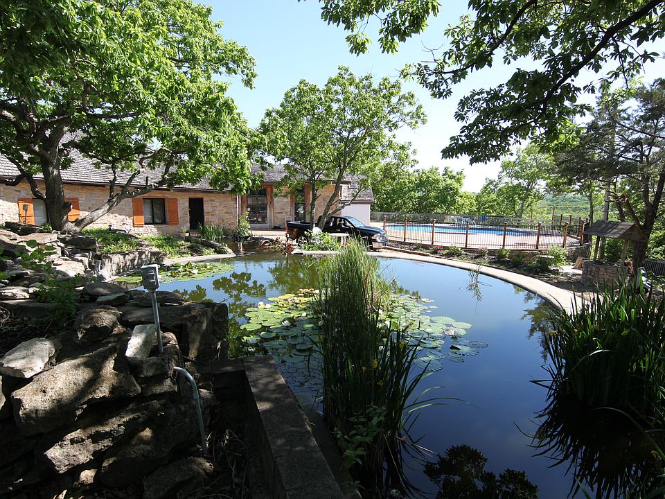 View from the water garden