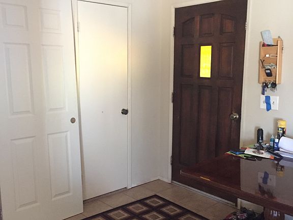 Front door from living room