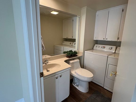 1/2 bathroom and laundry room