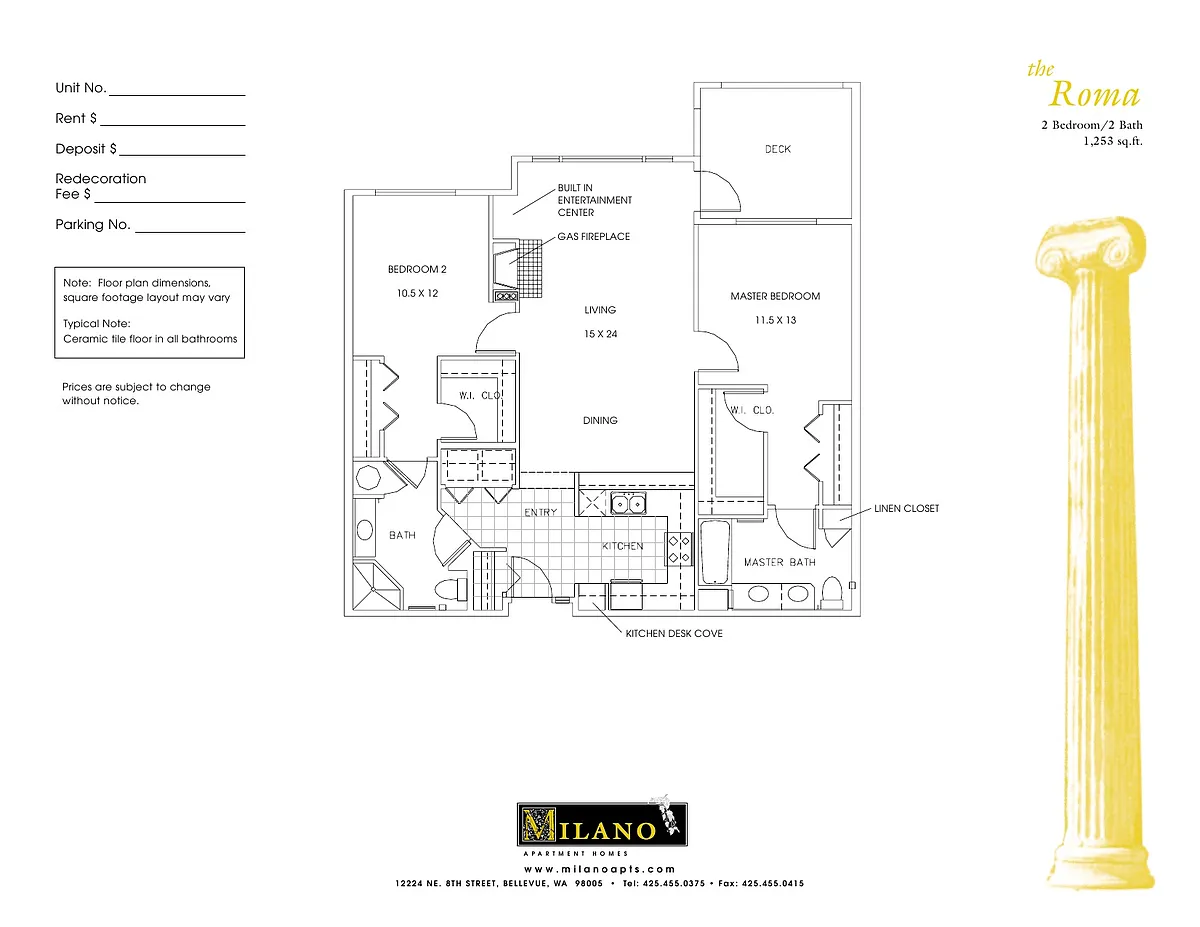 Floor plan Roma