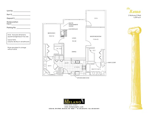 Floor plan Roma
