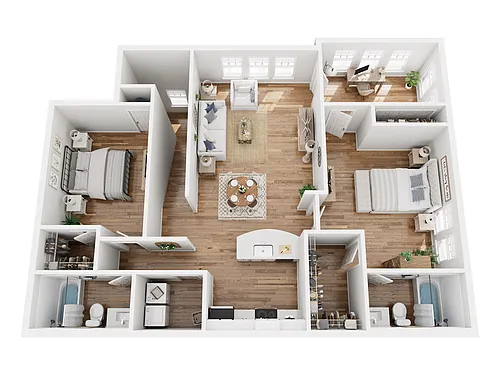 Floor plan B3D