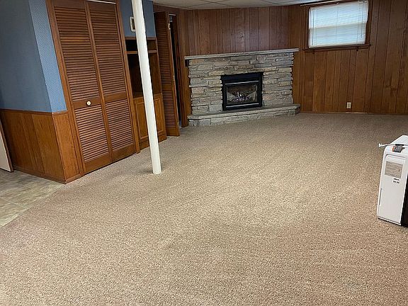 Family room in basement 