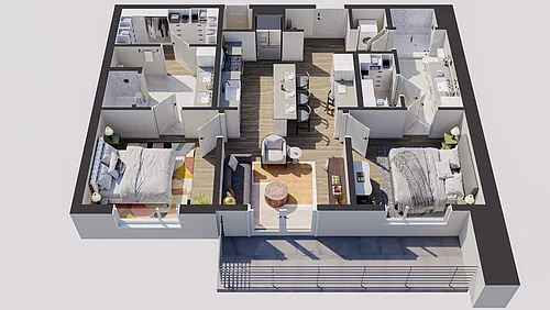 Floor plan B1