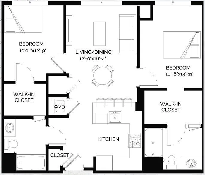 Floor plan 2-B