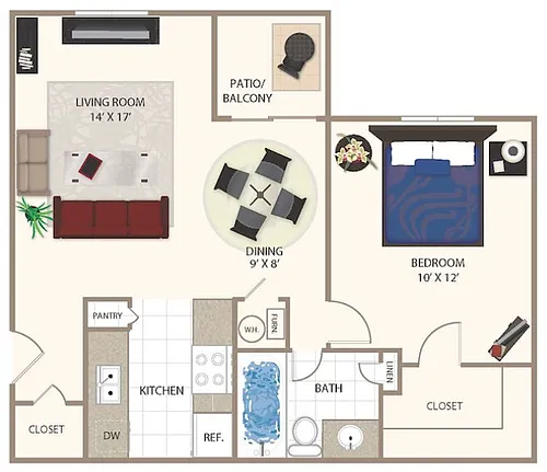 Floor plan Lake Freeman